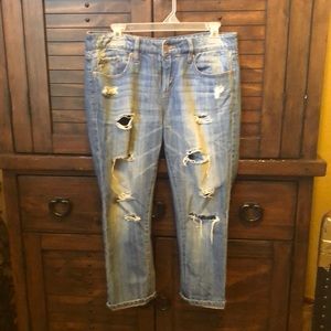 Garage boyfriend crop jeans